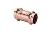 Pressrør og fittings - Viega Profipress muffe 22 mm kobber - 292683