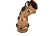 Pressrør og fittings - Viega Profipress bøjning 45° 22 Kobber/blank, 292355 - 292355