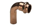 Pressrør og fittings - Viega Profipress bøjning 90° 35 Kobber/blank, 291693 - 291693