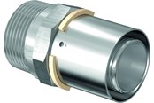 Alu-pex systemer - Uponor Preskobling uponor plus med nippel 63 mm x 2 - 1032895