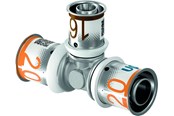 Alu-pex systemer - Uponor s-press plus prestee 25 x 20 x 20 mm - 1070576