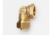 Kompressionsfittings - IMI Hydronic Vinkel kompression ta 90° 18 mm x 3/4 muffe - 53605618