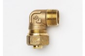 Kompressionsfittings - IMI Hydronic Unite vinkel kompression 90° PN6 20 mm x 34" nippel - 53606320