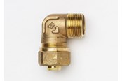 Kompressionsfittings - IMI Hydronic Vinkel kompression ta 90° 18 mm x 1/2 nippel - 53606318