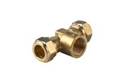 Komprimeringsbeslag - Vsh Fabrieken Vsh kompression tee muffe 15 mm x 1/2x15 mm - 0869341