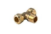 Kompressionsfittings - Vsh Fabrieken Vsh kompression tee nippel 15 mm x 1/2x15 mm - 0867988
