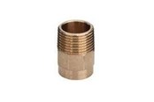 Kobberrør og fittings - Viega Overgang muffe/nippel 18 mm x 1/2" rødgods - 100650