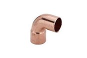 Kobberrør og fittings - Viega Vinkel 90° nippel/muffe 22 mm kobber - 100933