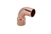 Kobberrør og fittings - Viega Bøjning 90° nippel/muffe 28 mm kobber - 100827