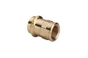 Pressrør og fittings - Viega Profipress G overgang 18 x 3/4" muffe/muffe rødgods - 346409