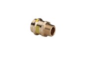 Pressrør og fittings - Viega Profipress G overgang 22 x 3/4" muffe/nippel rødgods - 346171