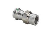 Pressrør og fittings - Viega Sanpress Inox overgangsforskruning 22 x 3/4" Rustfritstål/blank, 437503 - 437503