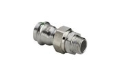 Pressrør og fittings - Viega Sanpress Inox overgangsforskruning 42 x 1 1/2" Rustfritstål / blank - 438357
