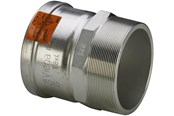 Pressrør og fittings - Viega Sanpress Inox XL overgang 76,1 mm x 2 1/2" rustfrit stål - 482923