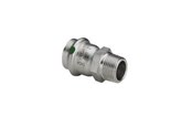 Pressrør og fittings - Viega Sanpress Inox overgang 42 mm x 1 1/2" rustfrit stål, 436551 - 436551