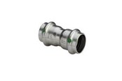 Pressrør og fittings - Viega Sanpress inox muffe 28 mm rustfrit stål - 436186