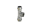 Pressrør og fittings - Viega Sanpress Inox T-stykke 22 mm x 3/4" x 22 mm rustfrit stål - 437183