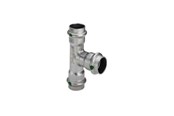 Pressrør og fittings - Viega Sanpress Inox T-stykke 28 x 22 x 28 mm rustfrit stål - 435974