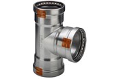 Pressrør og fittings - Viega Sanpress Inox XL T-stykke 76,1 mm rustfrit stål - 482718