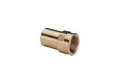 Pressrør og fittings - Viega Sanpress indstiksstykke 18 x 1/2" nippel/muffe rødgods - 287085