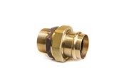 Pressrør og fittings - Viega Sanpress tilslutningsforskruning 15 x 3/4" Rødgods / blank - 265663