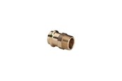 Pressrør og fittings - Viega Sanpress overgang 18 x 1/2" muffe/nippel rødgods - 283490