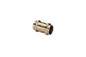 Pressrør og fittings - Viega Sanpress muffe 35 mm rødgods - 114930