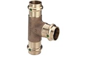 Pressrør og fittings - Viega Sanpress T-stykke 18 x 15 x 15 mm rødgods - 281397