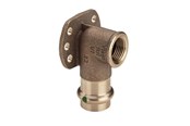 Pressrør og fittings - Viega Sanpress dækvinkel 15 mm x 1/2" rødgods - 107345