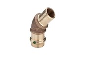 Pressrør og fittings - Viega Sanpress bøjning 45° 28 Rødgods/blank, 113346 - 113346