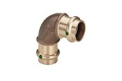 Pressrør og fittings - Viega Sanpress bøjning 90° 42 Rødgods/blank, 119560 - 119560