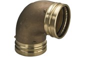 Pressrør og fittings - Viega Sanpress XL bøjning 90° 76,1 Rødgods/blank, 350697 - 350697