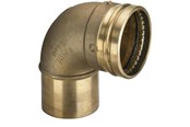 Pressrør og fittings - Viega Sanpress XL bøjning 90° 76,1 Rødgods/blank, 353650 - 353650