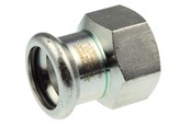 Pressrør og fittings - Vsh Fabrieken Vsh overgang muffe/muffe 28 mm x 11/4 syrefast - 6190492