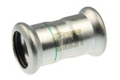 Pressrør og fittings - Vsh Fabrieken Vsh muffe 18 mm syrefast - 6190954