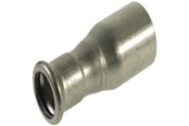 Pressrør og fittings - Vsh Fabrieken Vsh reduktion muffe/nippel 108x54 mm syrefast - 6204253