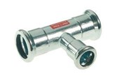 Pressrør og fittings - Vsh Fabrieken Vsh tee muffe/muffe/muffe 108x88,9x108 mm fz - 6206497