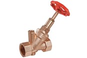 Fittings - Kemper Weser fristrømsventil muffe/muffe 1 1/4" rødgods - 1900203200