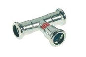Pressrør og fittings - Vsh Fabrieken Vsh tee muffe/muffe/muffe 35 mm fz - 6202537