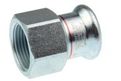Pressrør og fittings - Vsh Fabrieken Vsh overgang muffe/muffe 42 mm x 1 1/2 fz - 6341192