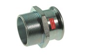 Pressrør og fittings - Vsh Fabrieken Vsh overgang muffe/nippel 22 mm x 1 fz - 6206728