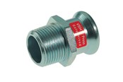 Pressrør og fittings - Vsh Fabrieken Vsh overgang muffe/nippel 76 mm x 21/2 fz - 6204781