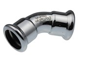 Pressrør og fittings - Vsh Fabrieken Vsh bøjning 45° muffe/muffe 35 mm fz - 6201745
