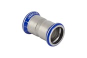 Pressrør og fittings - Geberit Mapress muffe rustfri 54 mm - 32008