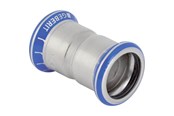 Pressrør og fittings - Geberit Mapress muffe rustfri 22 mm - 32004