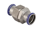 Pressrør og fittings - Geberit mapress rustfrit union med omløber i kromnikkelstål: d=22mm, g=1 - 35392