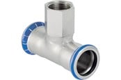 Pressrør og fittings - Geberit Mapress tee rustfri 18x1/2x18 mm med m - 31305