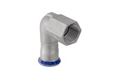 Pressrør og fittings - Geberit Mapress vinkel rustfri 28x1 muffe/muffe - 33806