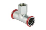 Pressrør og fittings - Geberit Mapress tee FZ 22x½x22Mm M/M - 21307