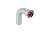 Pressrør og fittings - Geberit Mapress bøjning FZ 90° 22 mm med nippel - 20304